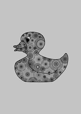 Rubber duck mandala