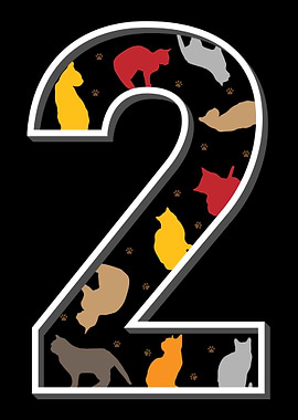 2 second birthday cats