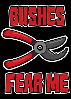 Bushes Fear Me garden