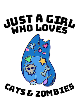 Cat zombie monster girl