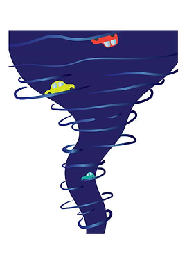 Tornado whirlwind Strom