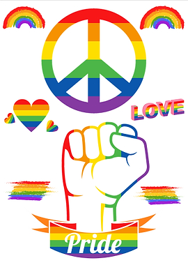 Pride LGBT Peace Love