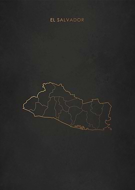 Gold El Salvador Map