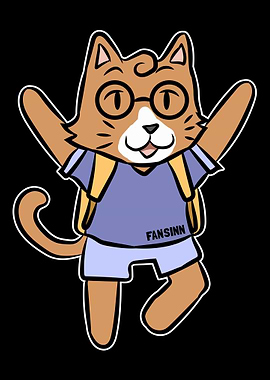 Cat School Entrance Childr