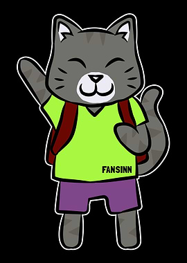 Cat School Entrance Childr