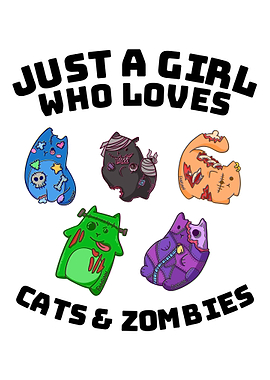 Cat Zombie girl friends