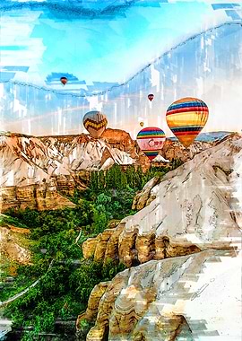 Hot Air Balloons In Turkey