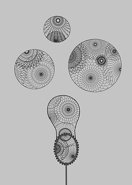 Minimal bubble mandala