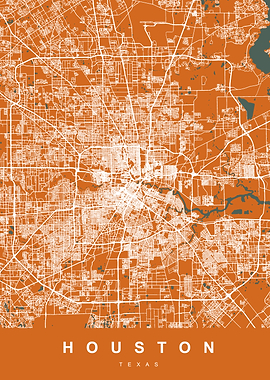 Houston Map Texas US