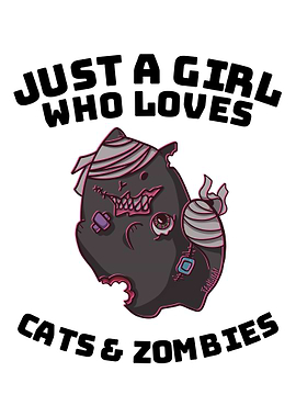 Cat zombie monster girl