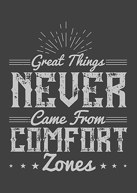 Great things never came