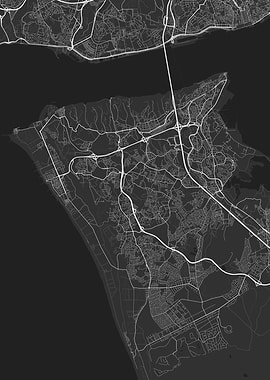 Almada Portugal Map