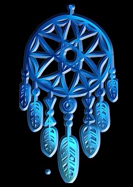 Dreamcatcher blue 2