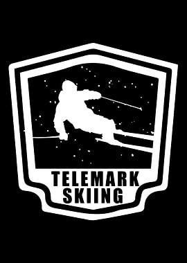 Telemark skiing