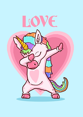 Unicorn Love dab dance