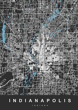 Map Indianapolis US