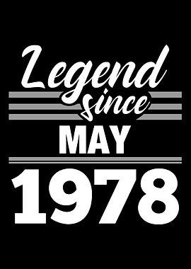 Legend Since May 1978