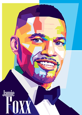 Jamie Foxx in pop art