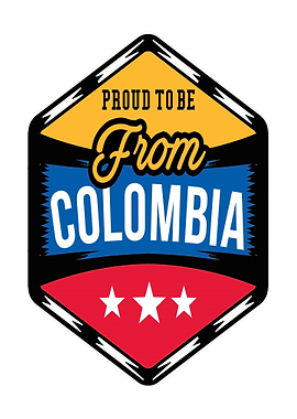 Proud to be from Colombia