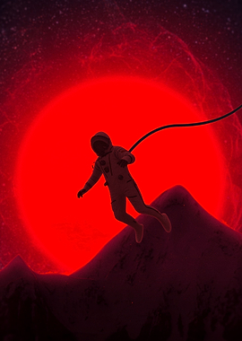 Astronaut Orange Flow