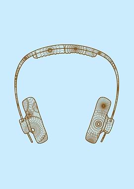 Headphone mandala color