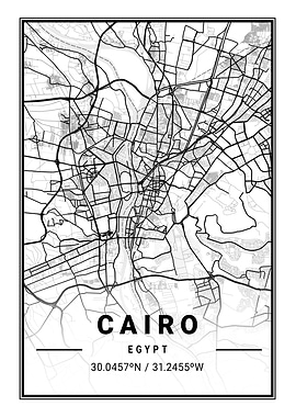 Cairo Light City Map