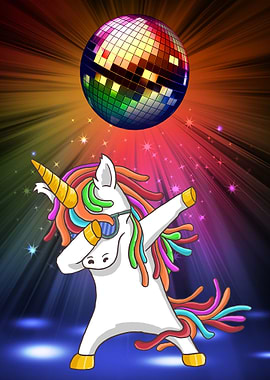 Dabbing Dancing Unicorn