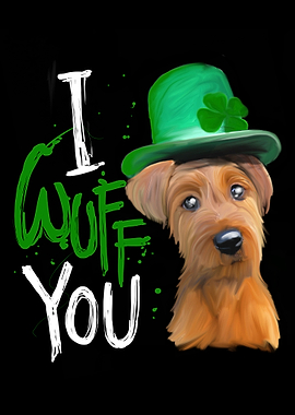 I WUFF YOU Irish Terrier