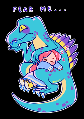 girl in love sleeping on a