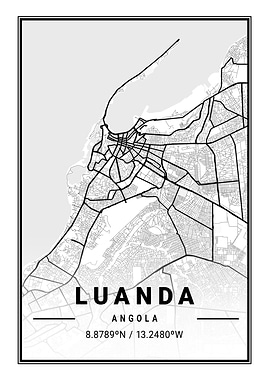 Luanda Light City Map