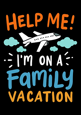 Family Vacation Airplane