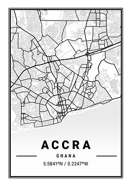 Accra Light City Map