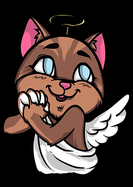Angel Cat Kitten Kitty