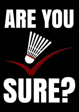 Badminton Player Gift