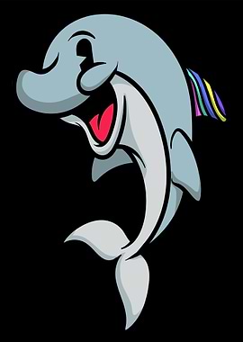 Doplhin Fish Sea Ocean