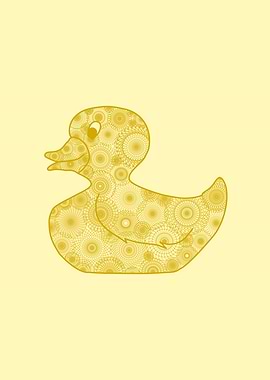 Duck mandala color