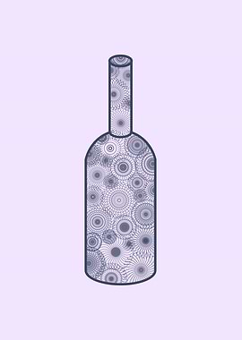Bottle mandala color