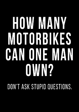 How Many Motorbikes Biker