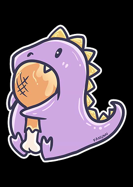 Carnivore dinosaur illustr