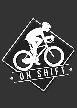 Cyclists Oh Shift Funny
