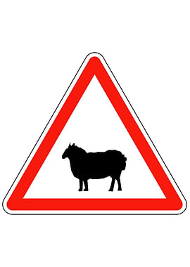 French Road Sign