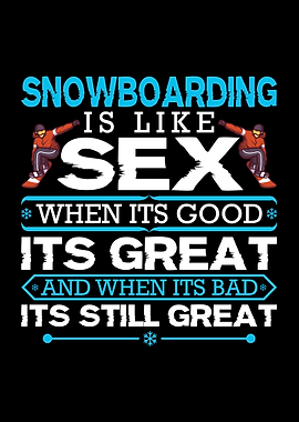 Snowboarding Gift Funny