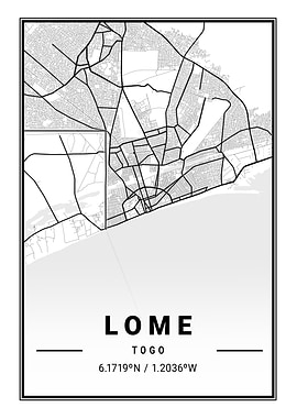 Lome Light City Map