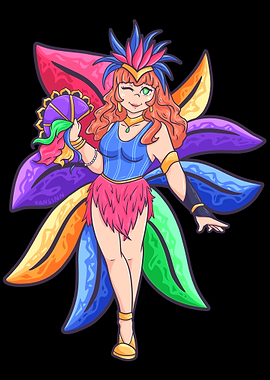 Carnival Brazil Woman cost