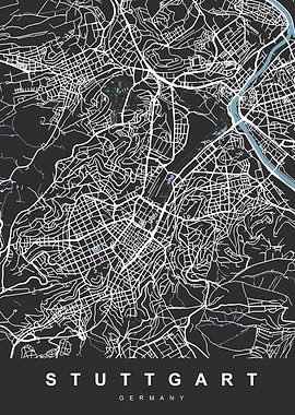 Cologne City Map Germany