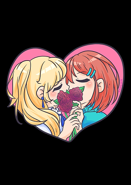 Day of the kiss LGBT girl