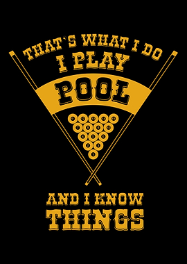 Funny Billiard Pool Player