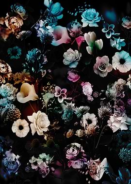 Abstract floral background