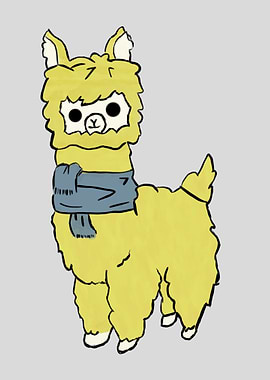 Cute llama Alpaca Animal