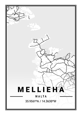 Mellieha Light City Map